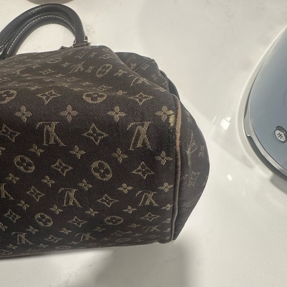 Louis Vuitton Brown Speedy 30 Bag Mini Lin - Picture 8 of 10